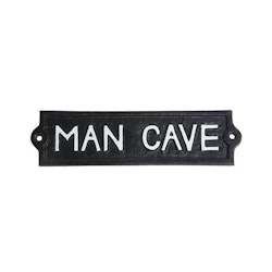 Støpejernsskilt, Man Cave - Stjernsund