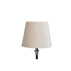Lampeskjerm, beige fløyel 13cm - Stjernsund