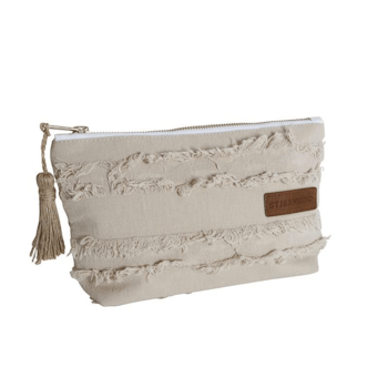 Sminkepung Ruffle, Beige - Stjernsund