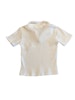 Ribbad t-shirt med krage, Zara, stl 122