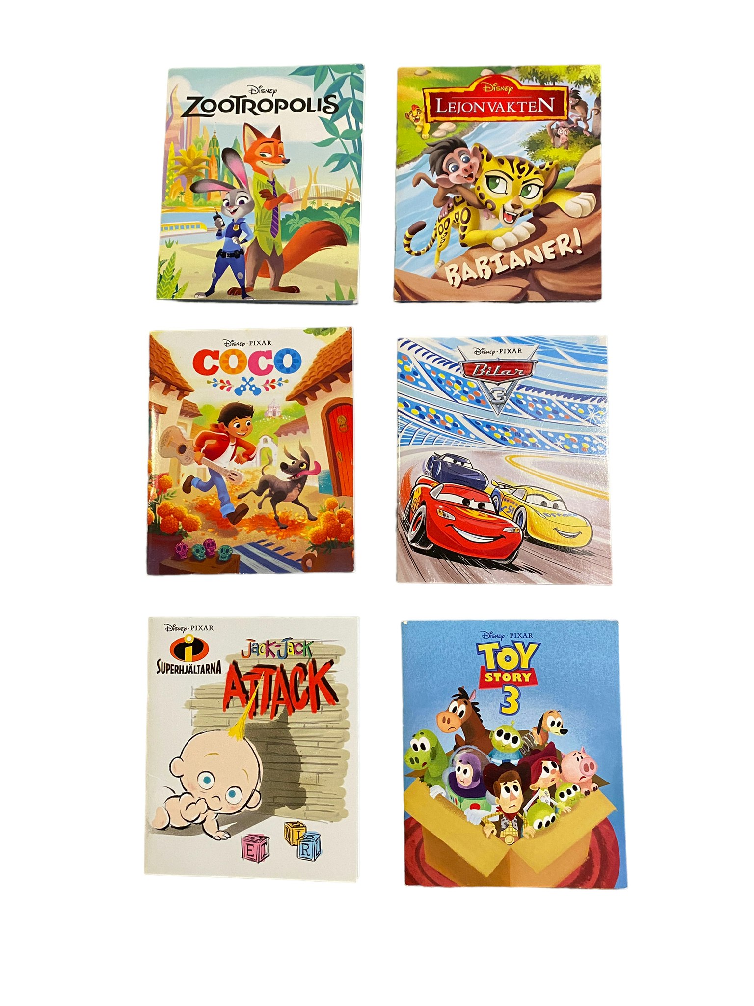 6 pixi-böcker, Disney