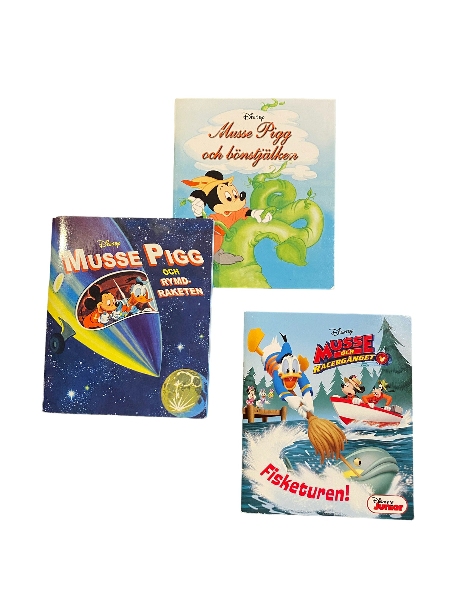3 pixi-böcker, Disney, Musse Pigg