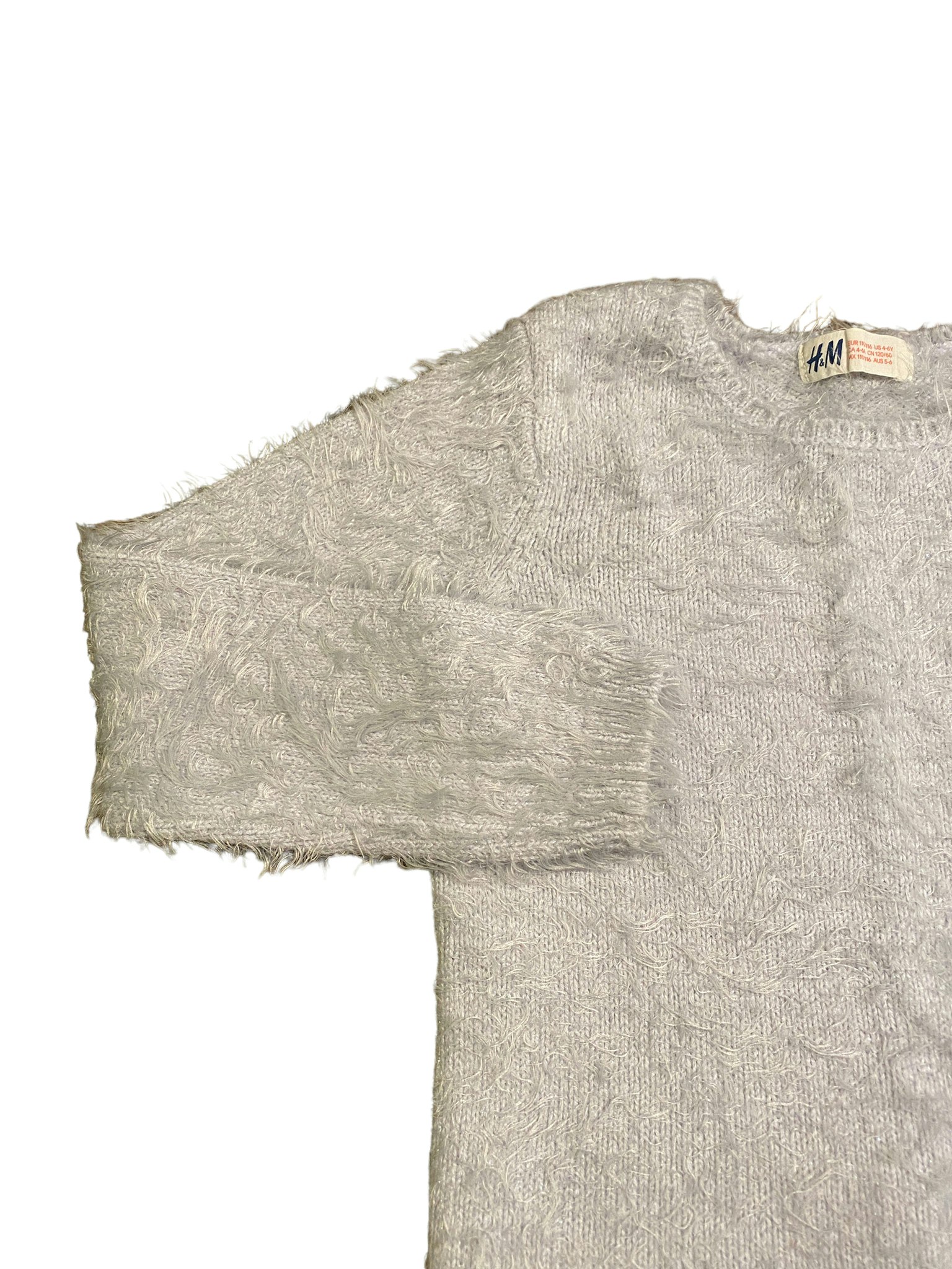 Lurvig tröja med inslag av glitter, HM, stl 110/116