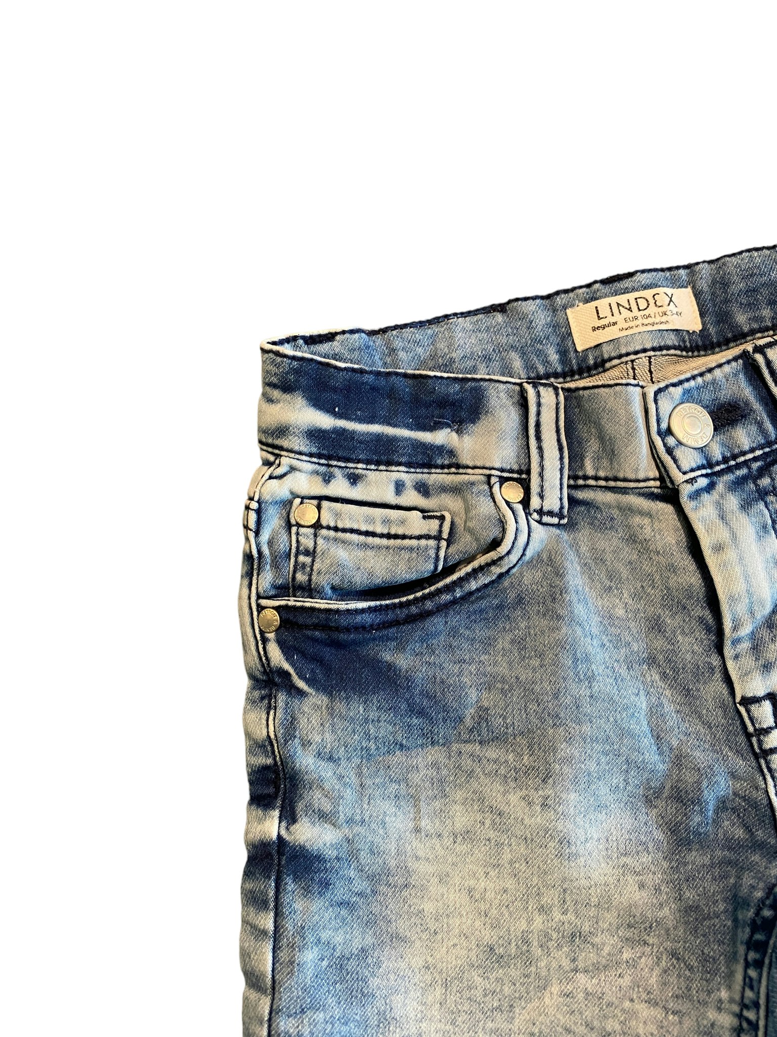 Mjuka jeansshorts, Lindex, stl 104