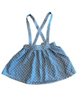 Prickig kjol med hängslen, HM, stl 116