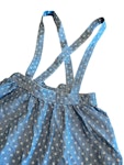 Prickig kjol med hängslen, HM, stl 116