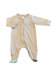 Enfärgad pyjamas med fot, H&M, stl 56