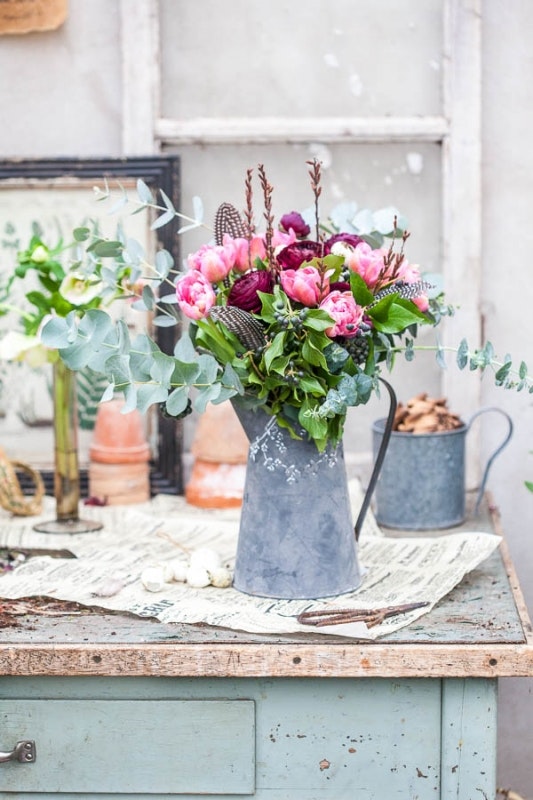 Tulpanens dag - gör buketter och arrangemang