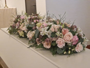 Rosa blomster