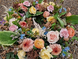 Blommig krans