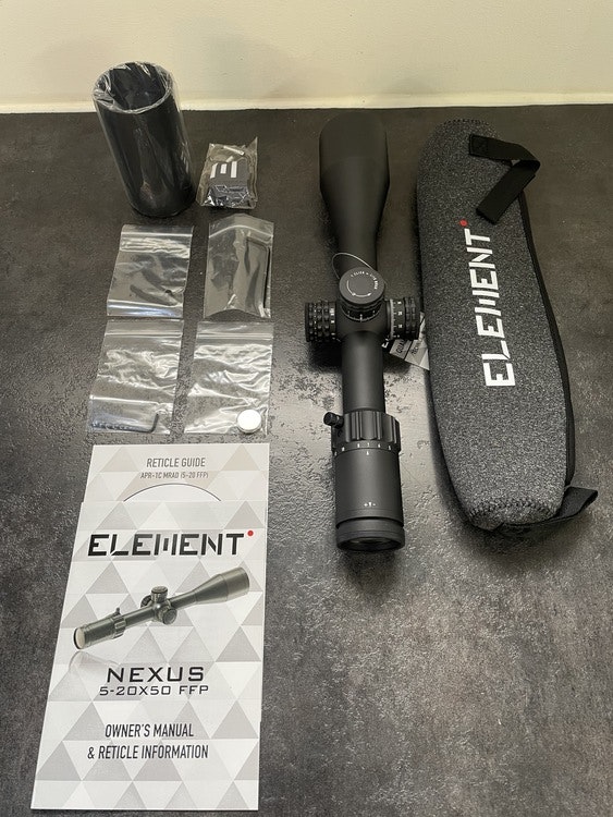 ELEMENT-OPTICS NEXUS 5-20x50 FFP