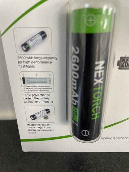 Nextorch laddningsbart batteri