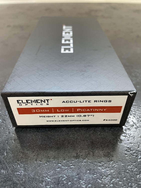 Element Optics 30mm ACCU-LITE Ringar