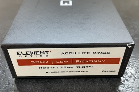 Element Optics 30mm ACCU-LITE Ringar