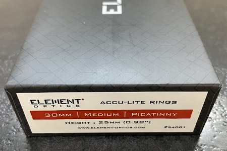 Element Optics 30mm ACCU-LITE Ringar
