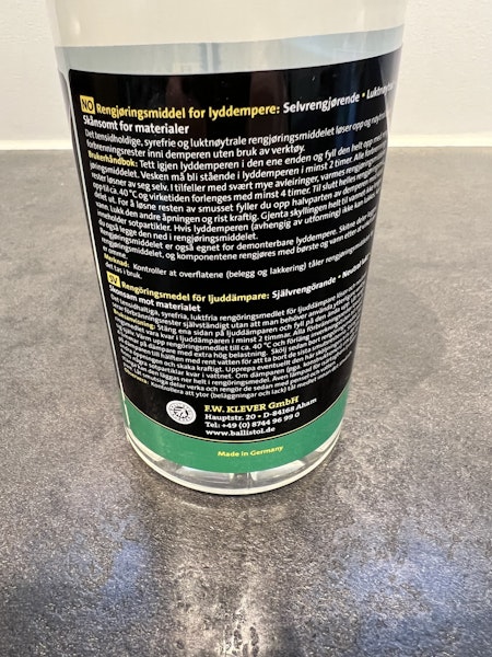 Ballistol Ljudämparrengöring 500ml