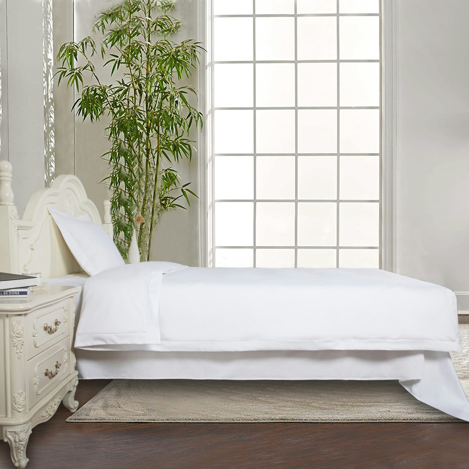 Örngott för Hotellkudde 70x100 cm - 100% Bambu - 300TC - Vit - Siexa -  Täcken, Kuddar & Sängkläder