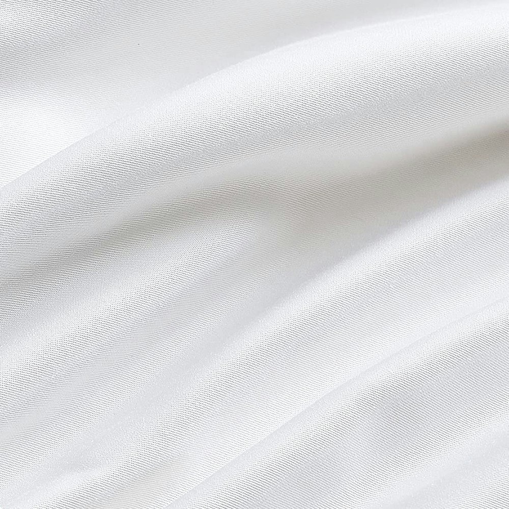 Exklusivt Lakan Bambu - 150x260 cm - Vitt - 300TC - Siexa - Täcken, Kuddar  & Sängkläder