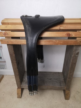 Lädergjord med magplatta Glen Gordon 130 cm