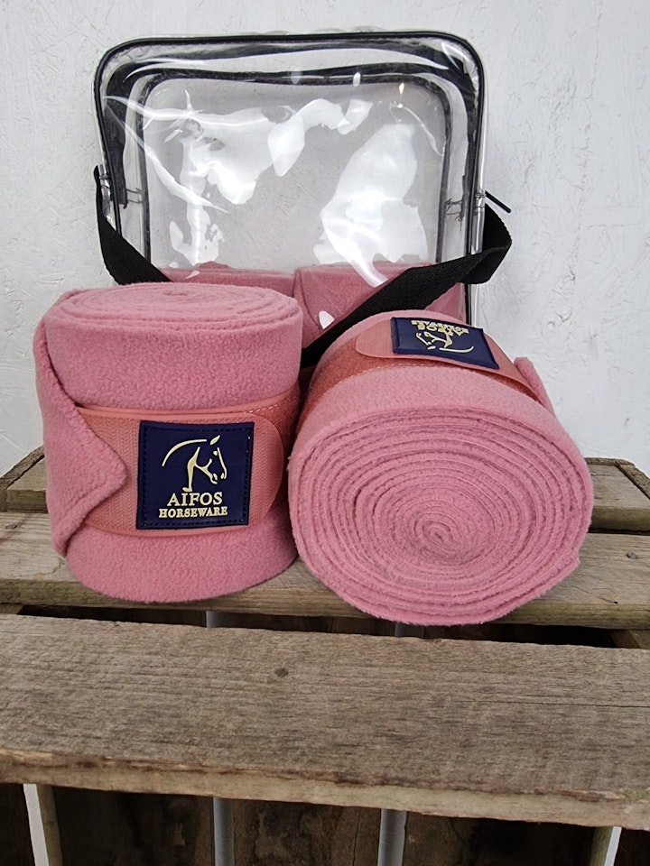 Fleecelindor rosa Aifos 4-pack Nya