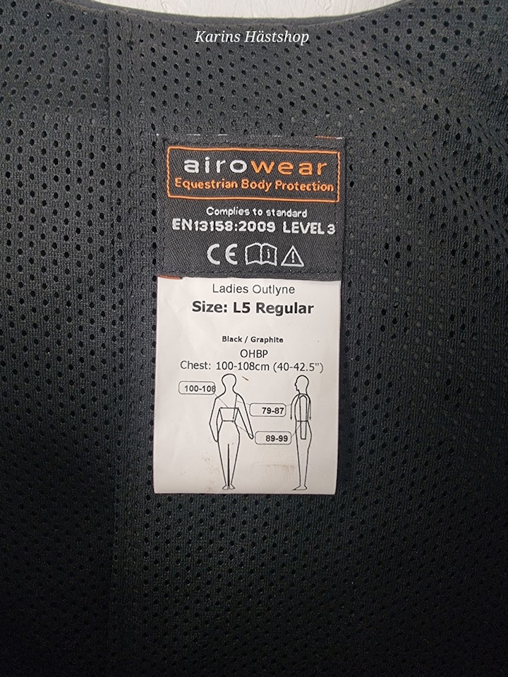 Säkerhetsväst Airowear stl L5 Regular