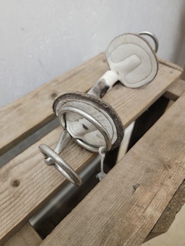 Rakt läderklätt entömsbett 12,5 cm
