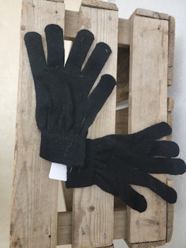 Stickade fingervantar one size
