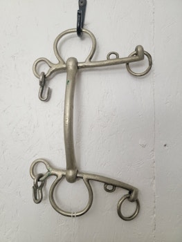 Pelhambett rakt i mässing 13 cm