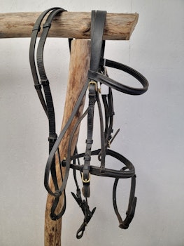 Achenträns svart med lädertyglar stl cob