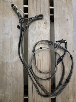 Vävribbstyglar svarta stl cob