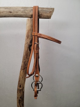 Westernträns stl quarter/full med bett 13,5 cm och curb