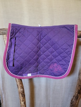 Allroundschabrak i lila med rosa kant stl full
