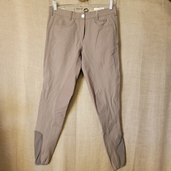 Ridbyxa silikonskodda stl 26L(USA) i kaki från Pikeur