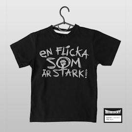 T-shirt - En flicka som är stark