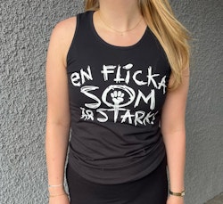 Linne - En flicka som är stark (svart)
