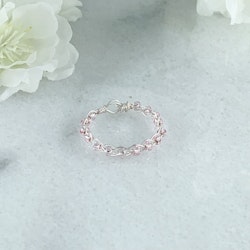 Handgjord Rosa Ring