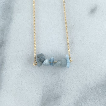 Kristall Halsband Guld