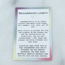 Regnbågsfluorit Ohålade Chips