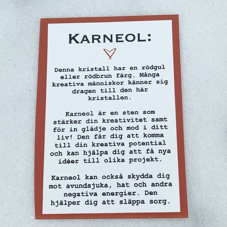 Karneol-chips Halsband