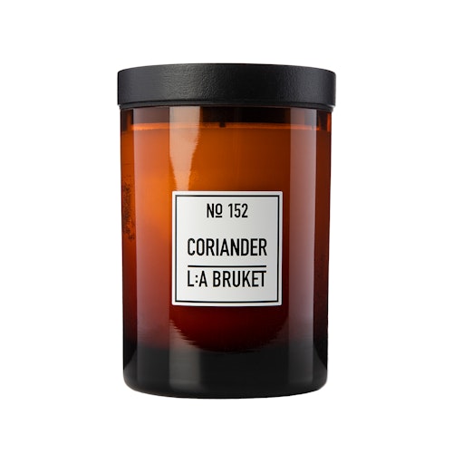 L: A Bruket large candle jar Coriander