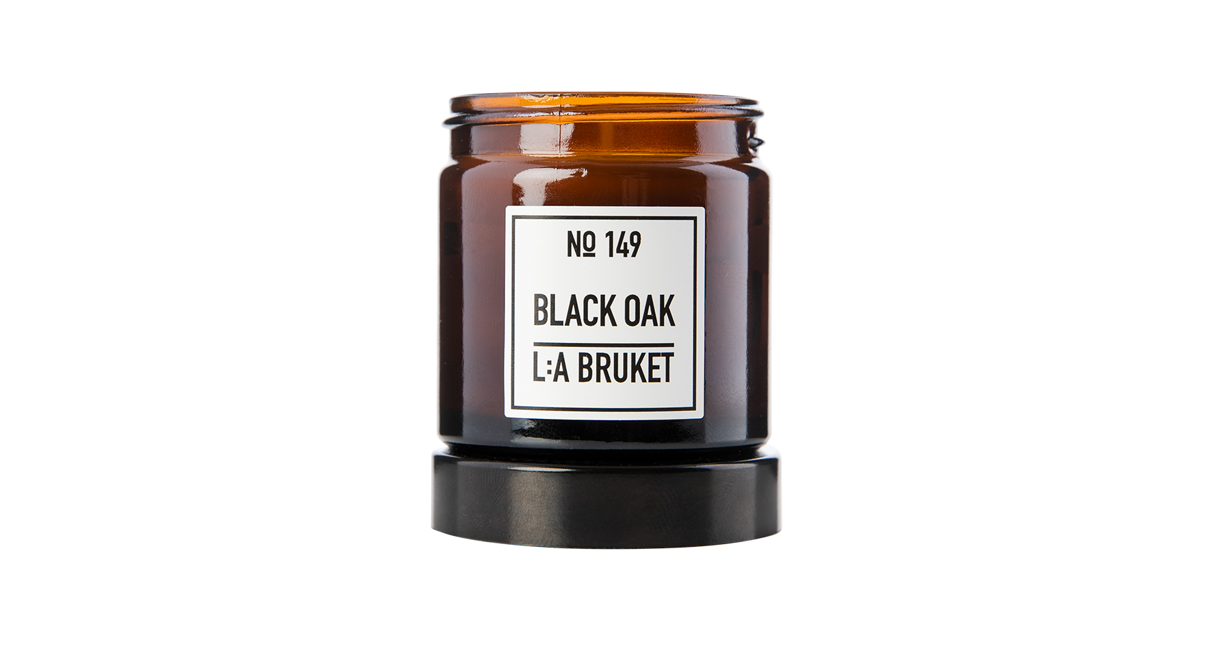 Liten ljusburk - Black Oak : L:A Bruket