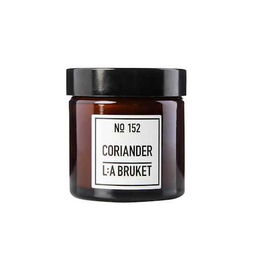 L: A Bruket small candle jar Coriander