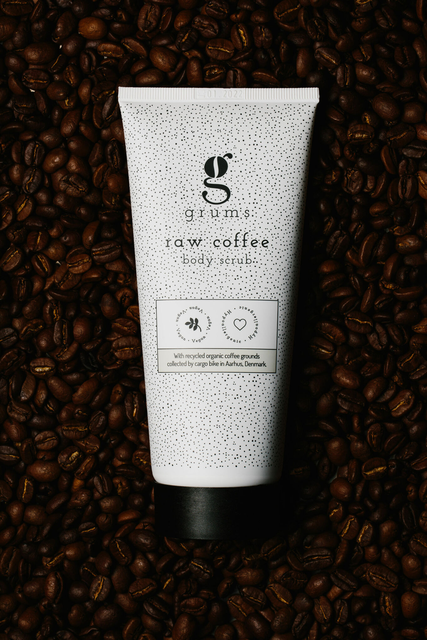 Raw Coffee kropps Scrub : Grums