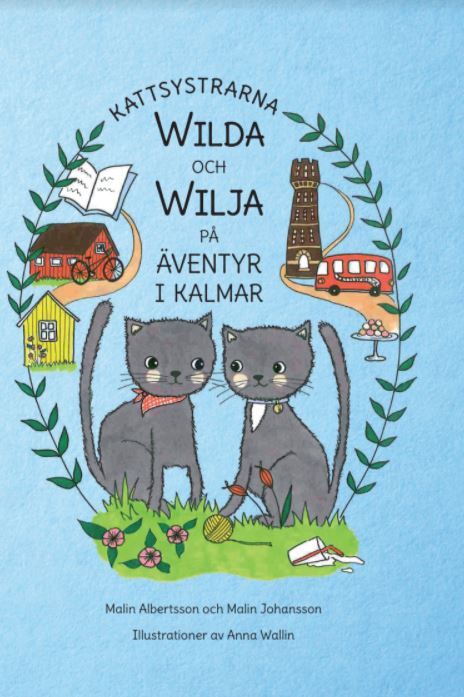 Kattsystrarna Wilda och Wilja på äventyr i Kalmar