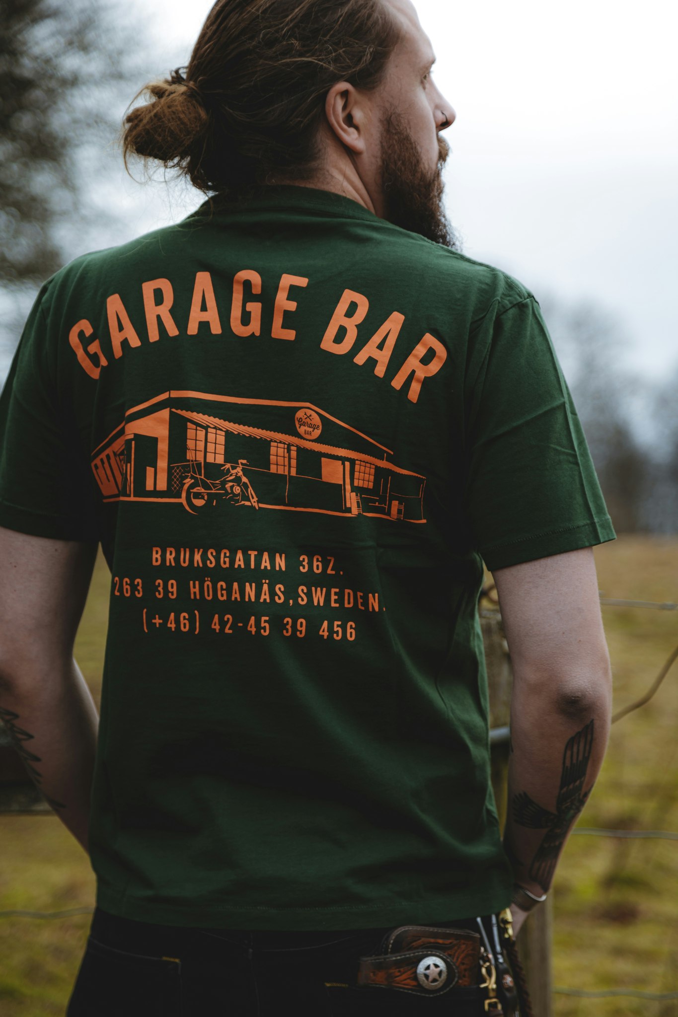Garage Bar Grön T-shirt