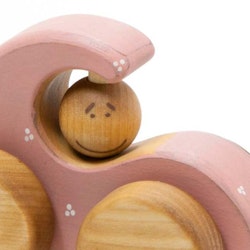 Fordon - BIL rosa från Friendly Toys