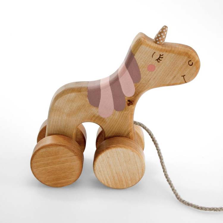 Dragleksak - Unicorn från Friendly Toys