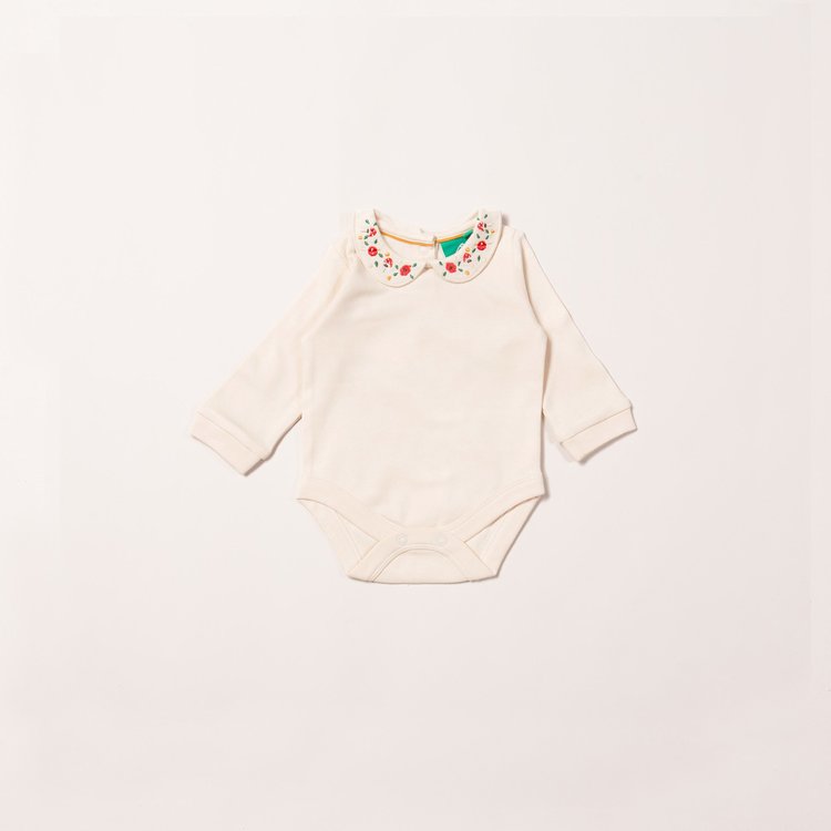 Toadstool Embroidered Baby Body från Little Green Radicals