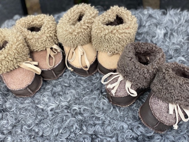 Babytoffel "Bä,Bä" Moccasiner Skåne - LAMMSKINNSGALLERIET SWEDEN