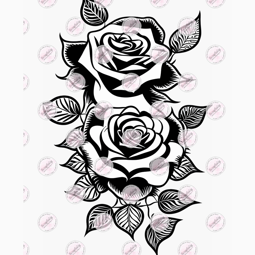 Digital Stämpel - Tattoo Roses